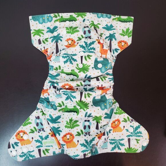 Cloth Diaper LOT 5 OS Pocket Diapers Mixed Brands Fixer Lot Relaxed Elastics - Picture 5 of 12